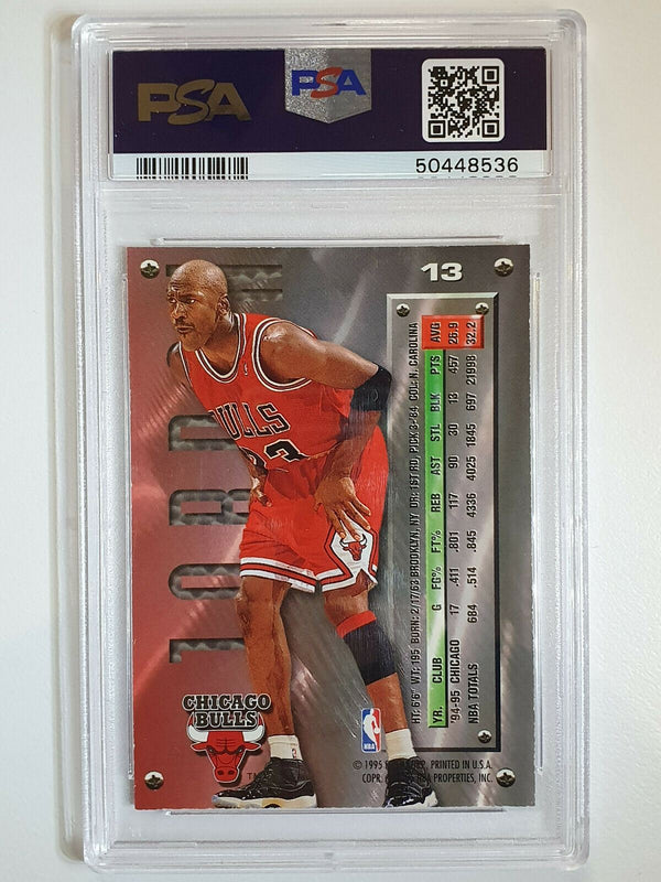 1995 Fleer Metal Michael Jordan #13 - PSA 9