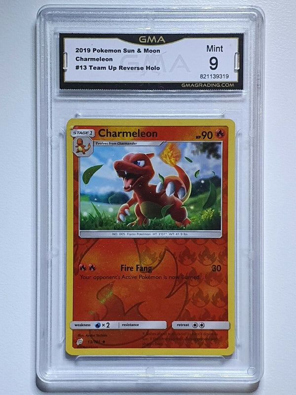 2019 Pokemon Charmeleon 13/181 Reverse Holo Foil Team Up - GMA 9