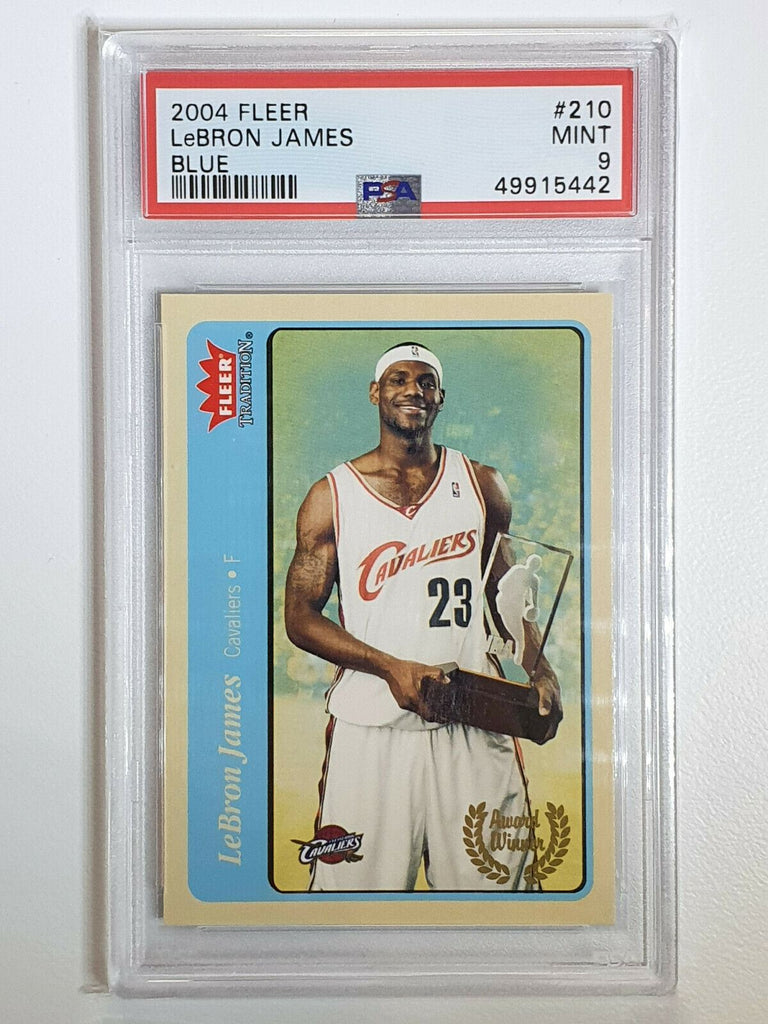lebron fleer tradition rookie