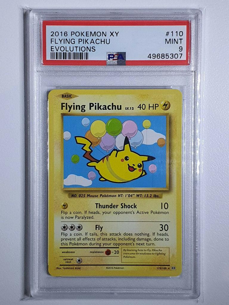 2016 Pokemon Flying Pikachu 110/108 Secret Rare XY Evolutions