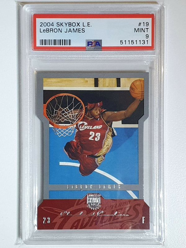 2004 Skybox Limited Edition Lebron James #19 Die Cut - PSA 9 (POP 24)