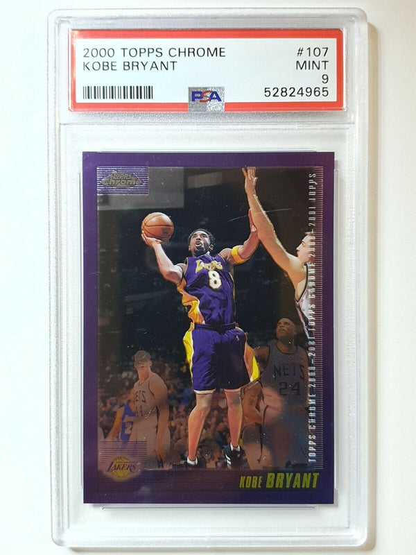 2000 Topps Chrome Kobe Bryant #107 - PSA 9 (Low POP)