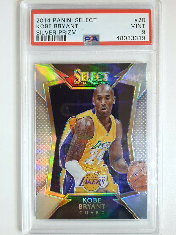 2014 Panini Select Kobe Bryant #20 Silver Prizm - PSA 9 (POP 34)