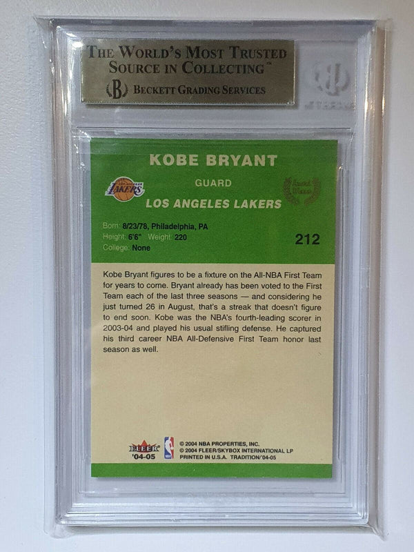 2004-05 Fleer Kobe Bryant #212 Green Tradition - BGS 9.5 (Low POP)