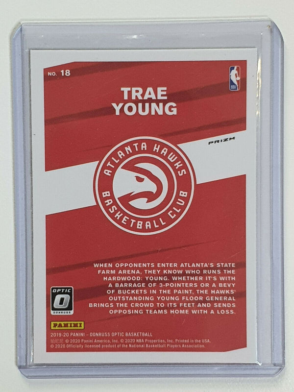 2019 Donruss Optic Trae Young My House #18 Purple Prizm - Ready for Grading