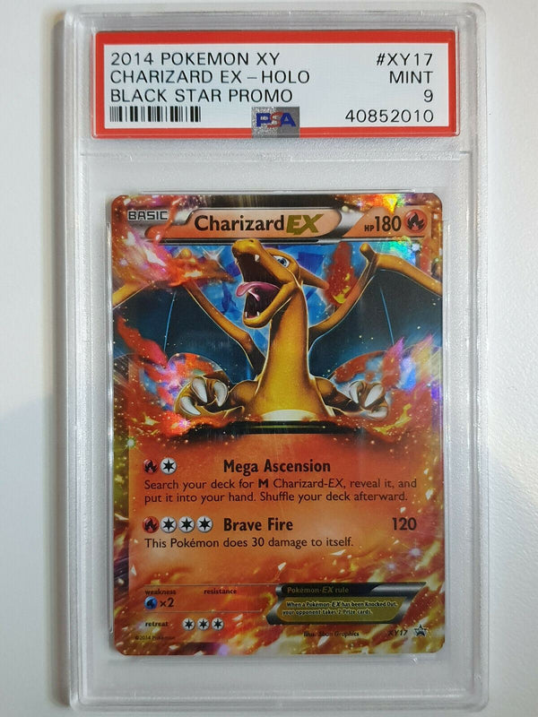 2014 Pokemon Charizard EX Holo XY17 Black Star Promo XY - PSA 9