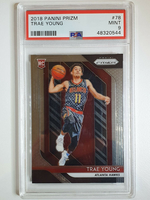 2018 Panini Prizm Trae Young Rookie #78 - PSA 9