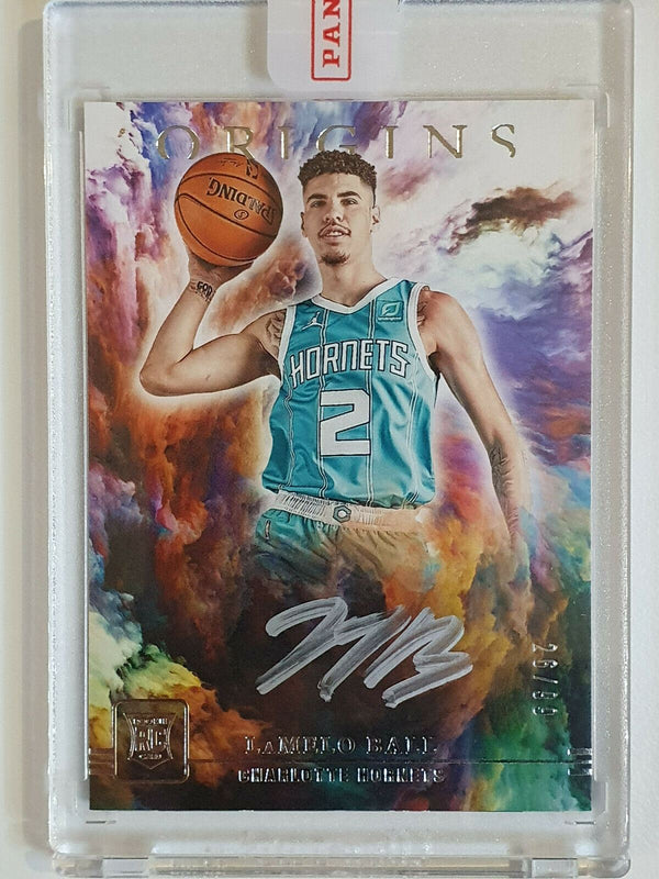 2020 Panini Origins Lamelo Ball Rookie Auto SILVER INK /99 - TRUE GEM