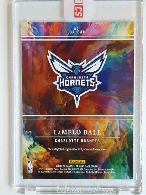2020 Panini Origins Lamelo Ball Rookie Auto SILVER INK /99 - TRUE GEM