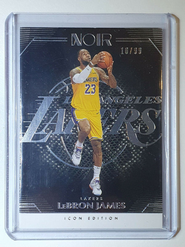 2019-20 Panini Noir Lebron James #113 ICON Edition /99 - Ready for Grading