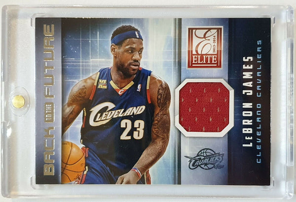 2013 Panini Elite Lebron James #29 Game Worn Jersey - Good Condition