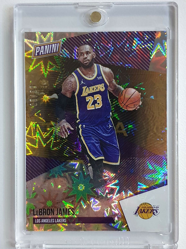 2021 Panini National LeBron James #16 EXPLOSION Prizm /50 - Ready to Grade