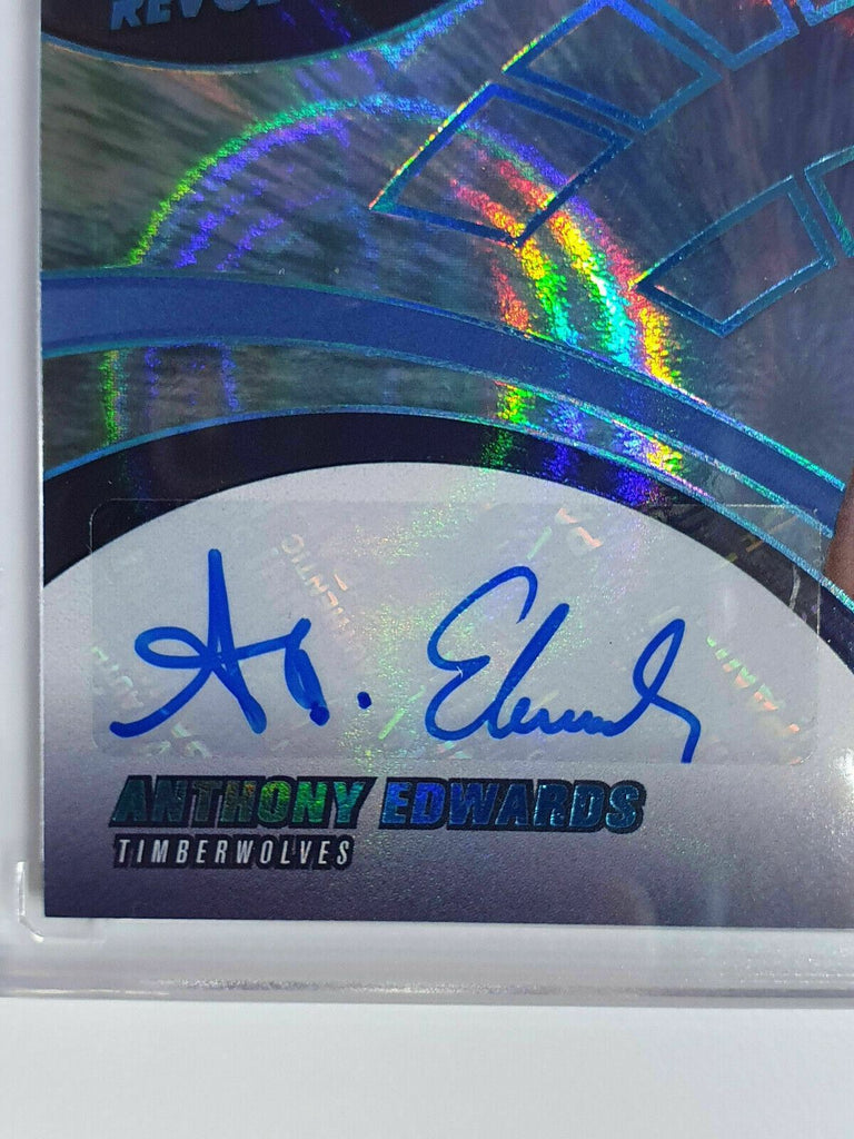 Anthony Edwards Auto RC Rookie Card 2020-21 Panini Prizm