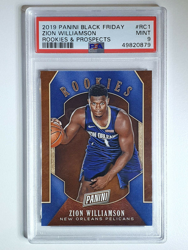 2019 Panini Black Friday Zion Williamson Rookie #RC1 Rookies & Prospects - PSA 9