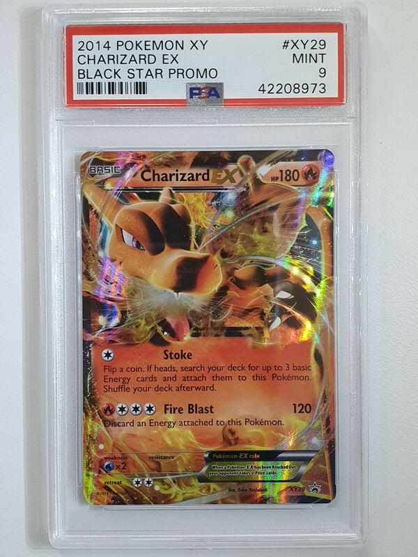 2014 Pokemon Charizard EX XY29 Black Star Promo XY - PSA 9