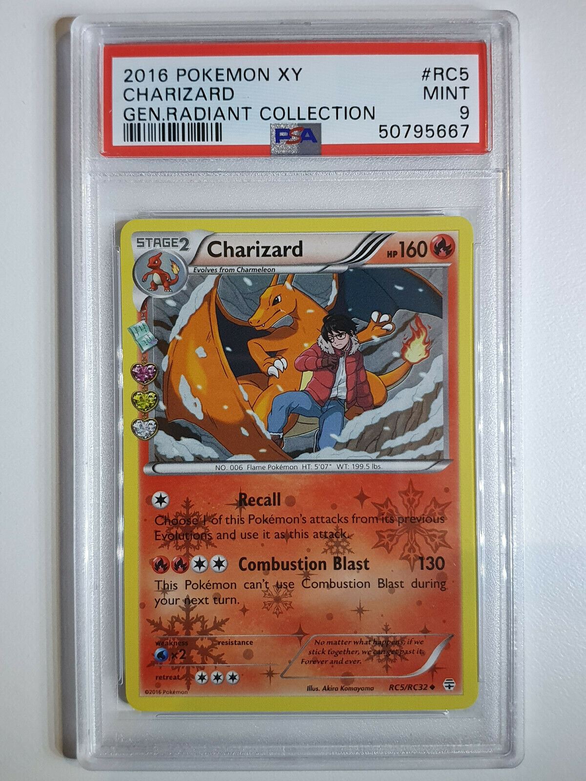 2016 Pokemon Charizard RC5/RC32 Generations Radiant Collection
