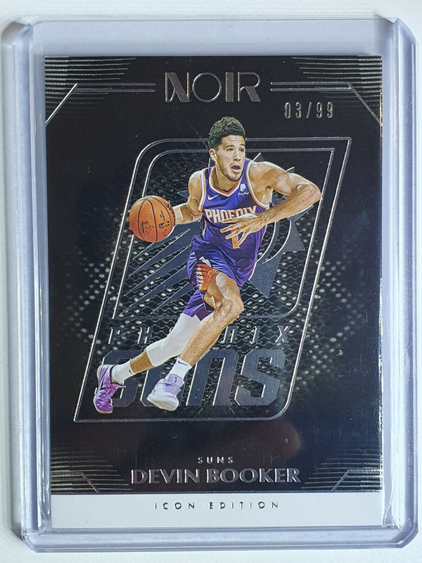 2019 Panini Noir Devin Booker #123 ICON Edition /99 - Ready to Grade