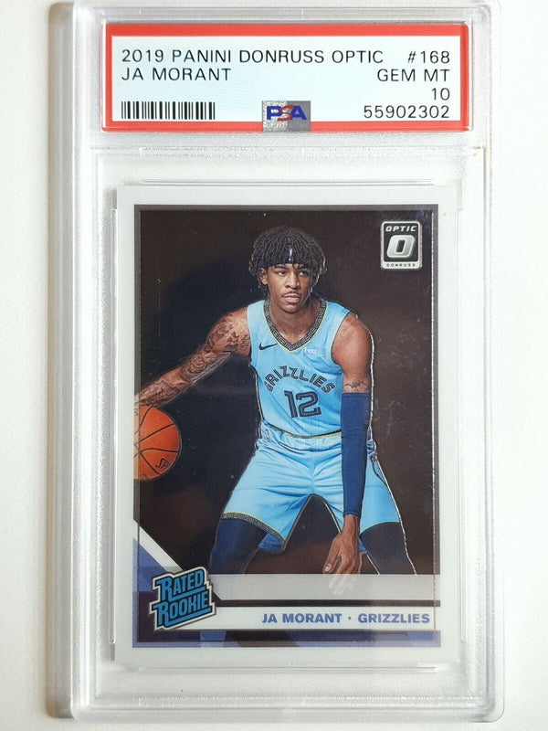 2019 Donruss Optic Ja Morant Rookie #168 RC - PSA 10