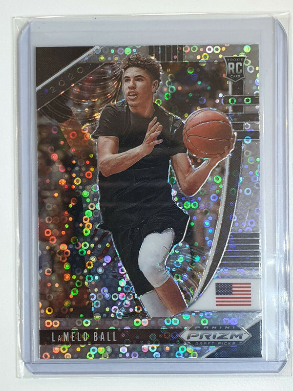 2020 Prizm Draft Picks Lamelo Ball Rookie #3 Fast Break Disco - Ready to Grade