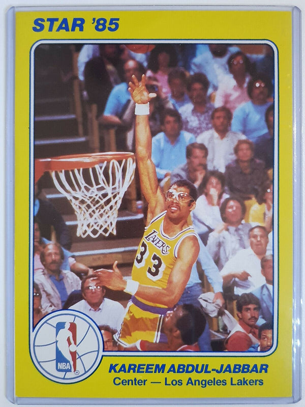 1984-85 Star Kareem Abdul Jabbar #1 Court Kings Jumbo - Ready to Grade