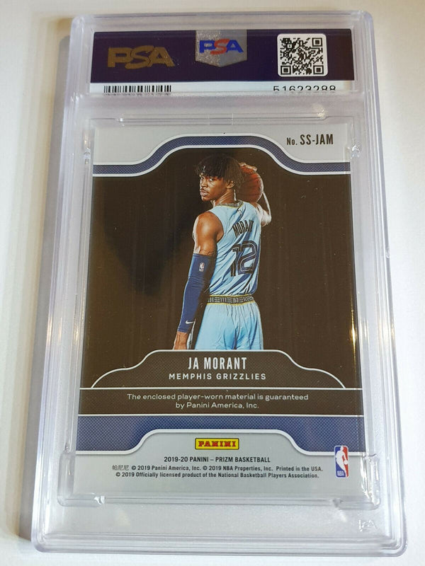 2019 Prizm Ja Morant Rookie #JAM Sensational Swatches Jersey Patch - PSA 9