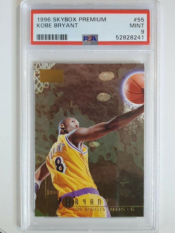 1996 Skybox Premium Kobe Bryant Rookie #55 RC - PSA 9