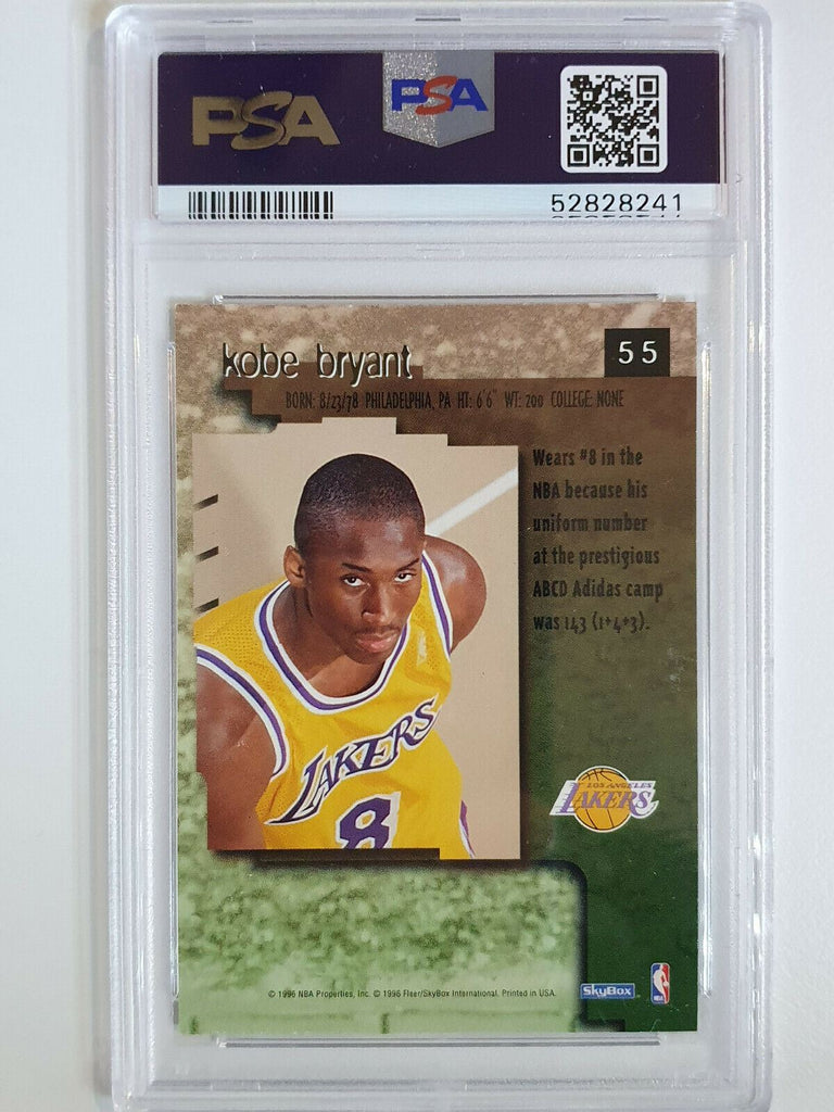 1996-97 Skybox Premium Basketball #55 Kobe Bryant Rookie Card Lakers