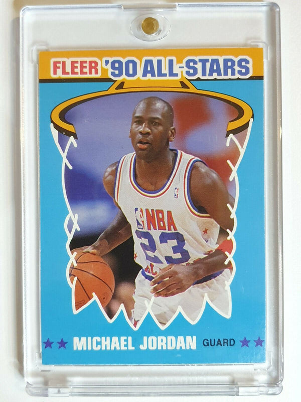 Fleer Michael Jordan ALL STARS Lot of 2 1989 (#3 ) & 1990 (#5) - Gems