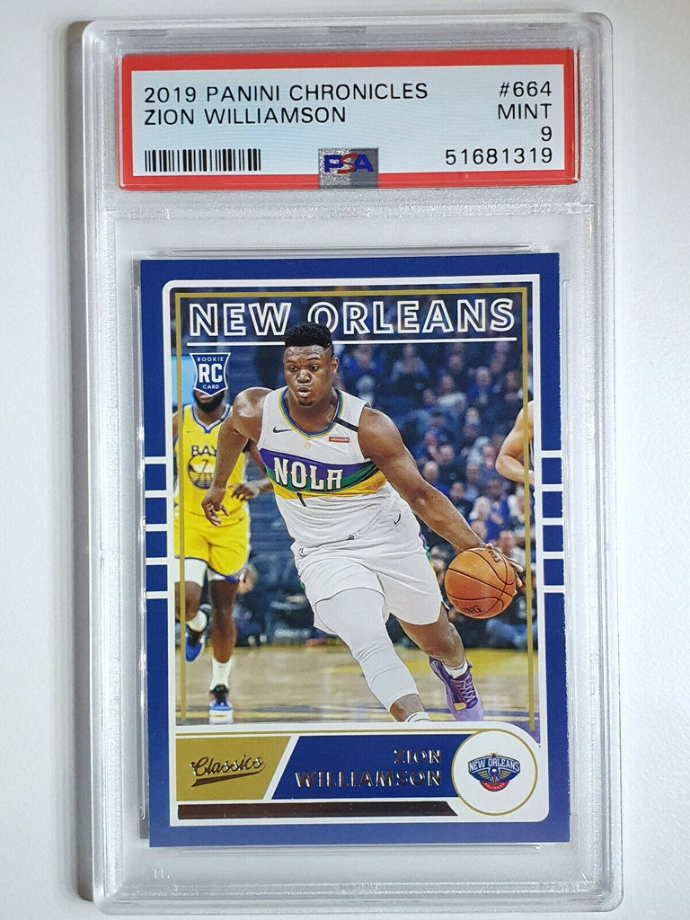 Zion Williamson Rookie Card. PSA 9 store