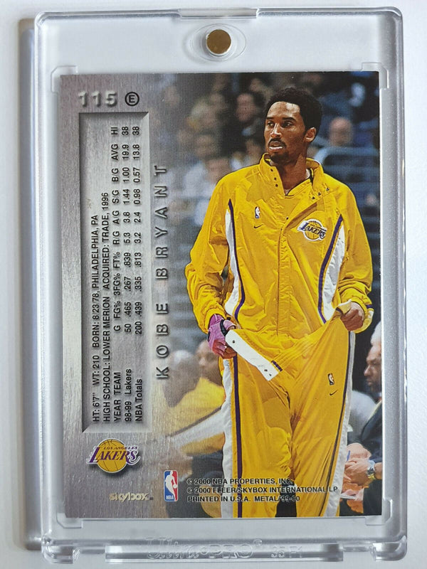 1999 Skybox Metal Kobe Bryant #115E EMERALD Green SP - Ready to Grade