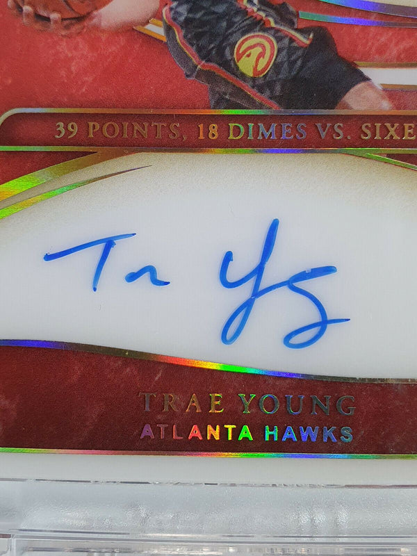 2019 Immaculate Trae Young AUTO (On Card) Gold Moments SSP /49 - True Gem