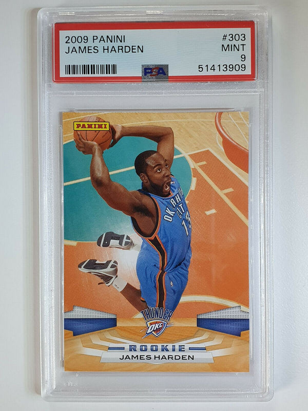 2009 Panini James Harden Rookie #303 - PSA 9