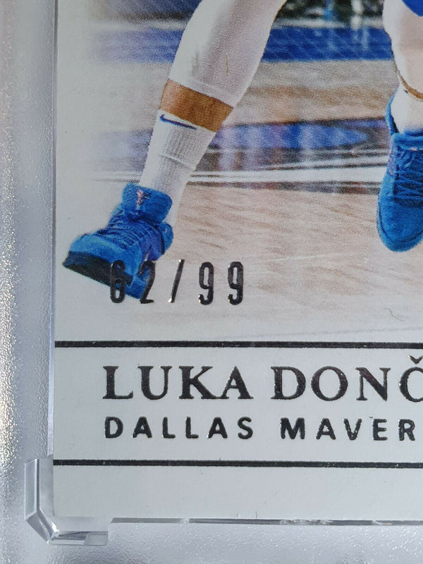 2019 National Treasures Luka Doncic #PATCH /99 Game Worn Jersey Ready to Grade