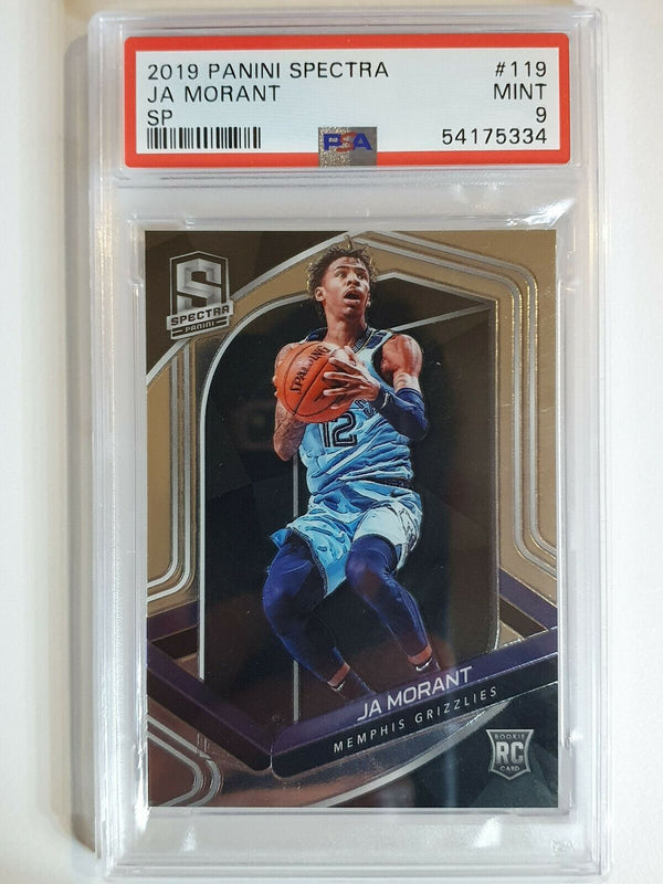 2019 Panini Spectra Ja Morant Rookie #119 VARIATION SP - PSA 9