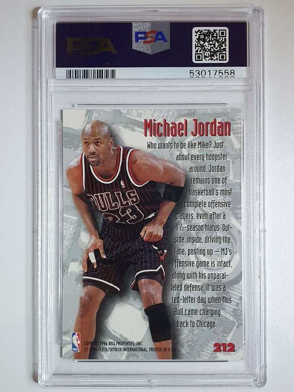 1995 Fleer Metal Michael Jordan #212 - PSA 9