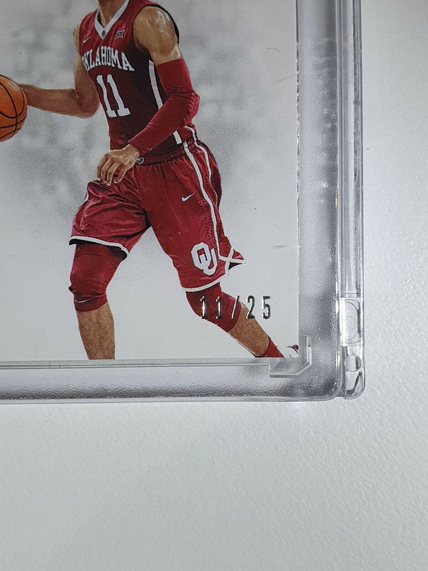 2019-20 Flawless Trae Young DUAL PATCH On Card AUTO 11/25 - JERSEY NUMBER