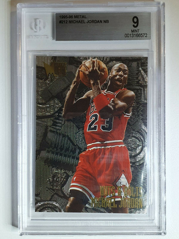 1995 Fleer Metal Michael Jordan #212 - BGS 9