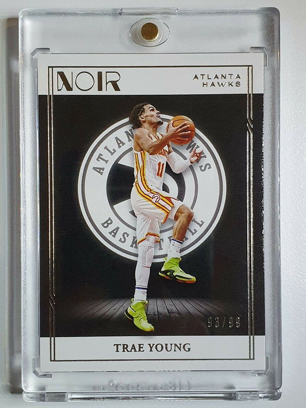 2020 Panini Noir Trae Young #5 Association Edition /99 - Ready to Grade