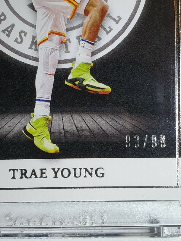 2020 Panini Noir Trae Young #5 Association Edition /99 - Ready to Grade