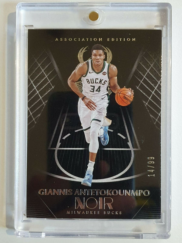 2019 Noir Giannis Antetokounmpo #69 Association Edition /99 - Ready to Grade