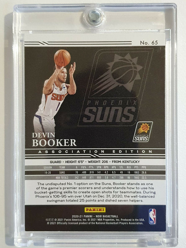 2020 Panini Noir Devin Booker #65 Association Edition /99 - Ready to Grade