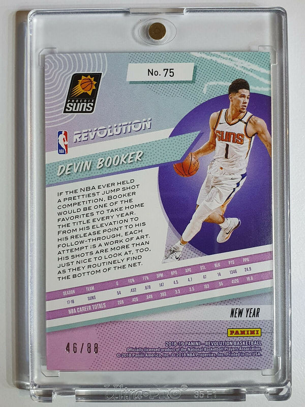 2018 Revolution Devin Booker #75 Chinese New Year EMERALD /88 - Ready to Grade