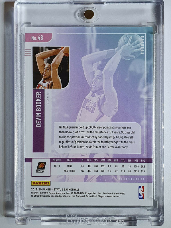 2019 Status Devin Booker #48 GREEN ESCHER SQUARES /49 - Ready to Grade