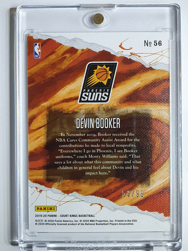 2019 Panini Court Kings Devin Booker #56 AMETHYST /99 - Ready to Grade