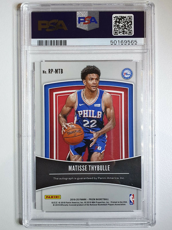 2019 Prizm Matisse Thybulle Rookie Auto #RPMTB Penmanship - PSA 9 (POP 21)