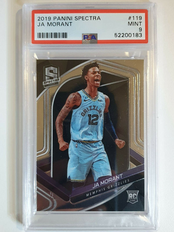 2019 Panini Spectra Ja Morant Rookie #119 RC - PSA 9