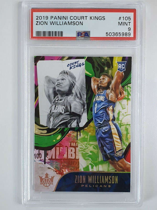 2019 Court Kings Zion Williamson Rookie #105 LEVEL II (2) - PSA 9 (Low POP)