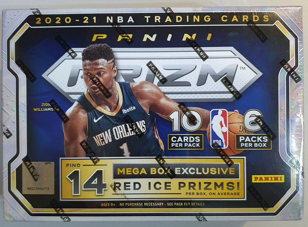 2020-21 Panini Prizm Basketball Mega Box (Red Ice Prizms) - Factory Sealed