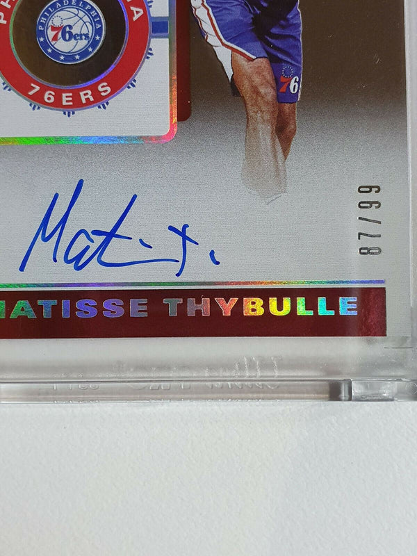 2019 Contenders Matisse Thybulle Rookie Auto (On Card) PLAYOFF TICKET /99