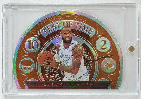 2020 Crown Royale LeBron James #6 TEST OF TIME SP /99 - Ready to Grade